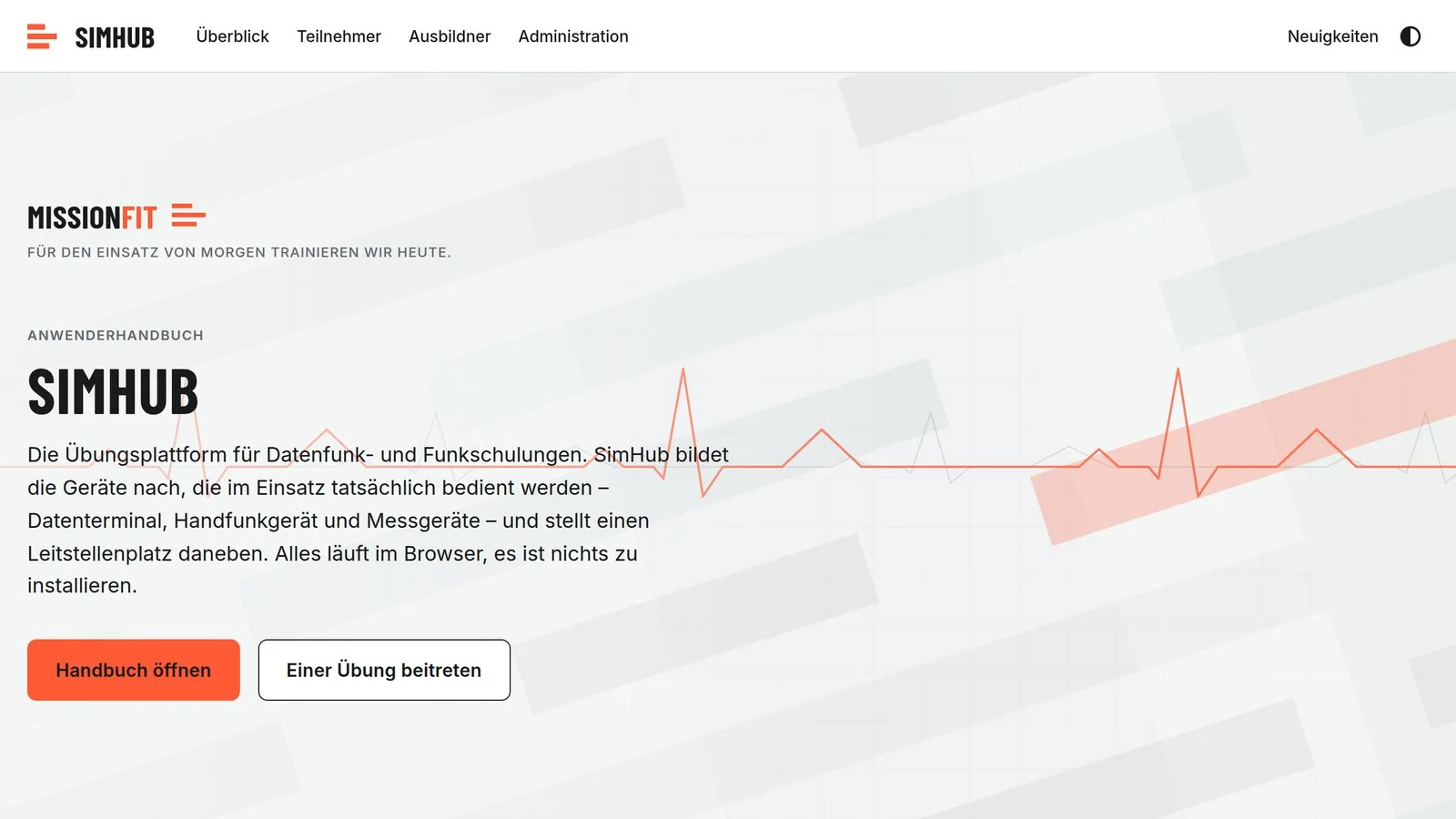 Startseite des SimHub-Anwenderhandbuchs
